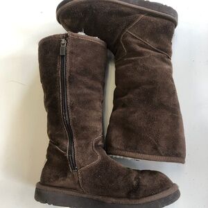 UGG Chocolate Brown Zip-Up Boots Size 3